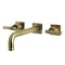 Kingston Brass KS6023ML Wall Mount Tub Faucet, Antique Brass KS6023ML - alternate 1